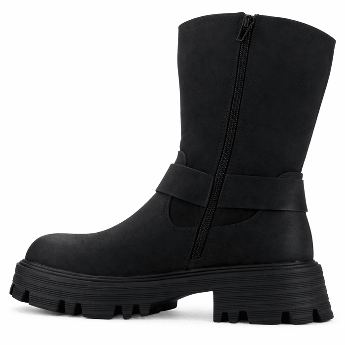 Bota Negro Mujer Casual Chalada Messa Botas Taco Chalada