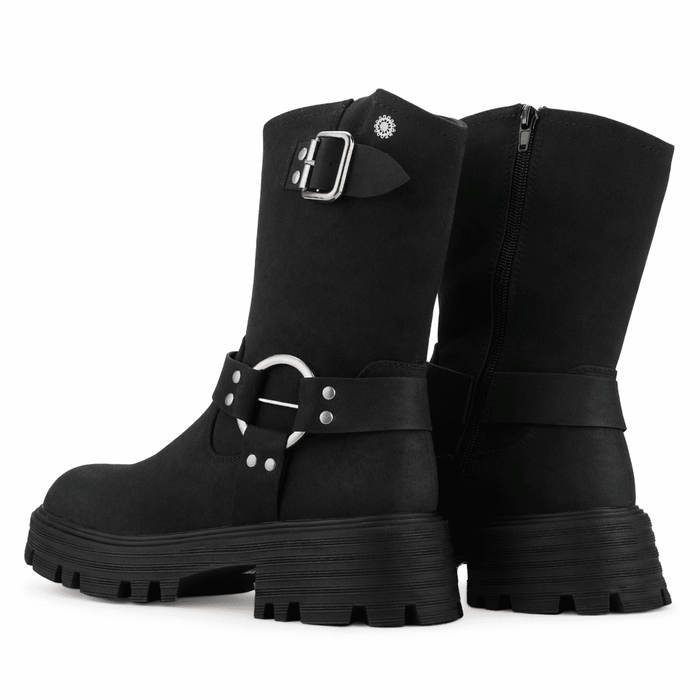 Bota Negro Mujer Casual Chalada Messa Botas Taco Chalada