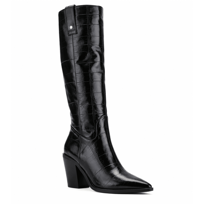 Bota Negro Mujer Casual Chalada Nevada Botas Taco Chalada