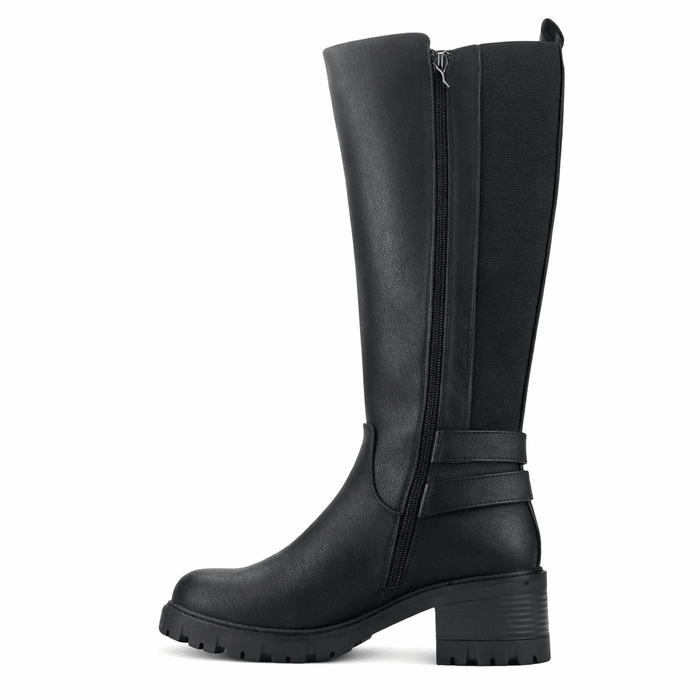 Bota Negro Mujer Casual Chalada Sindy Botas Taco Chalada