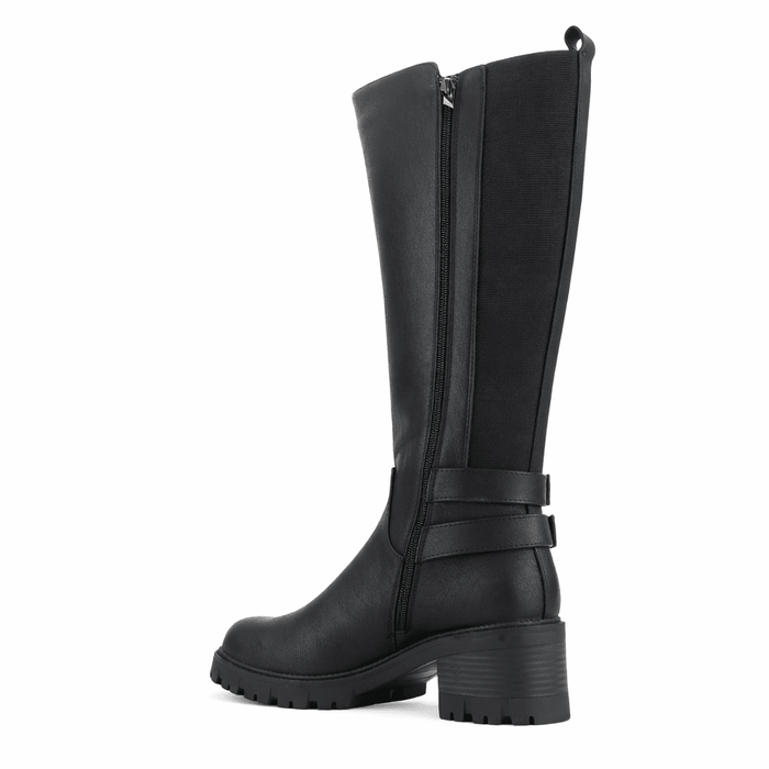 Bota Negro Mujer Casual Chalada Sindy Botas Taco Chalada