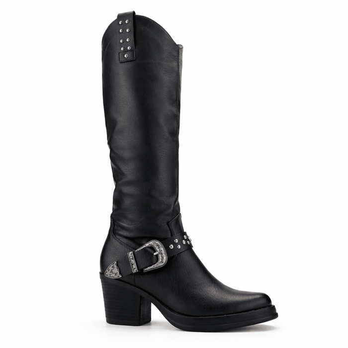 Bota Negro Mujer Casual Chalada Suzie Botas Taco Chalada
