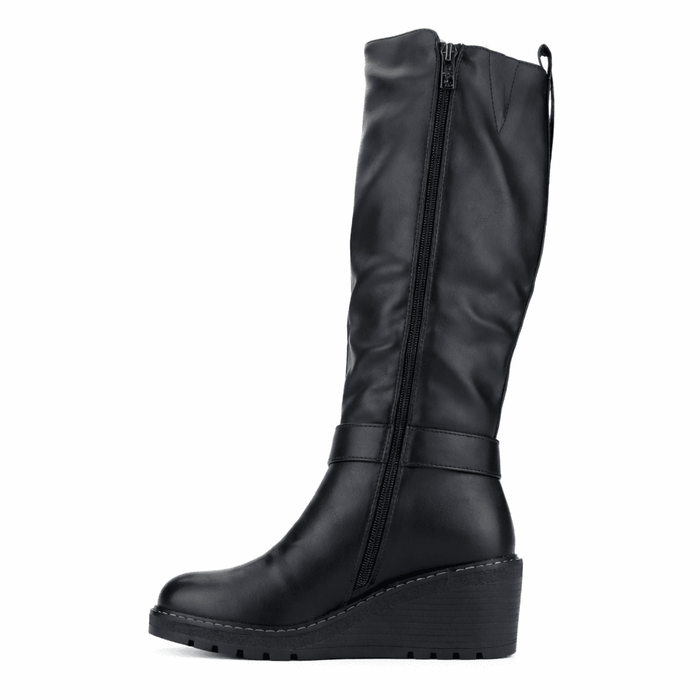 Bota Negro Mujer Casual Chalada Weding Botas Taco Chalada