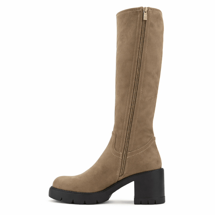 Bota Taupe Mujer Casual Chalada Merati Botas Taco Chalada