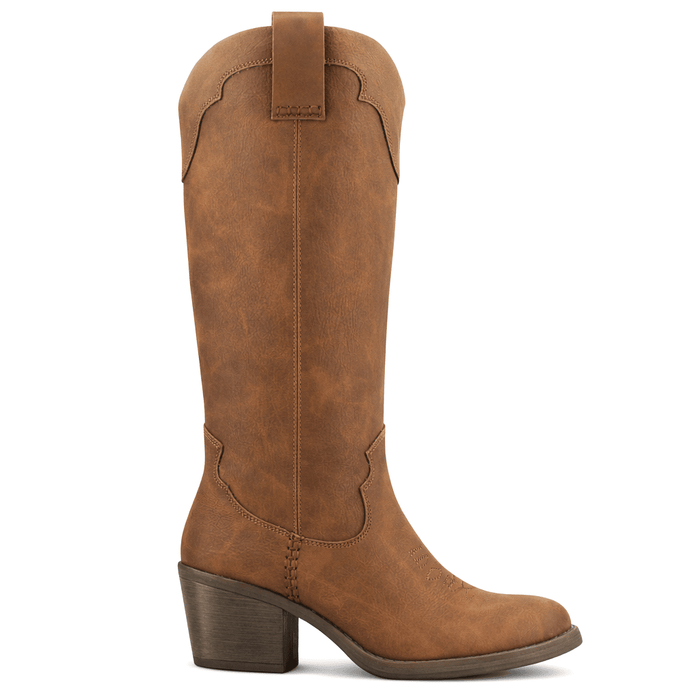 Bota Tostado Mujer Casual Chalada Camp Botas Taco Chalada