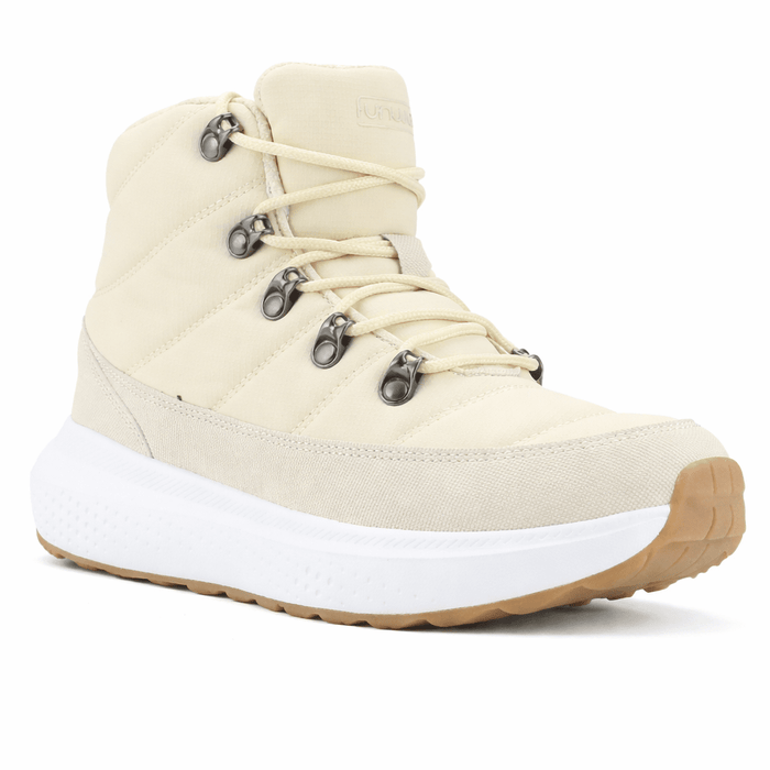 Botin Beige Mujer Casual Funway Puclaro Botines Taco Funway