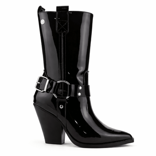 Botin Burdeo Mujer Casual Chalada Arizona Botines Taco Chalada