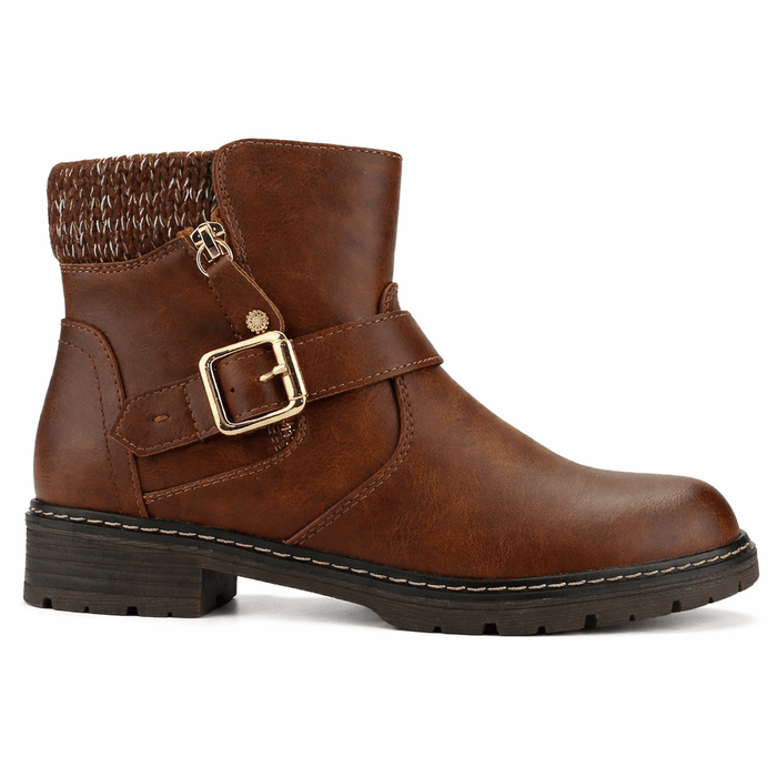 Botin Café Mujer Casual Chalada Andy Botines Taco Chalada