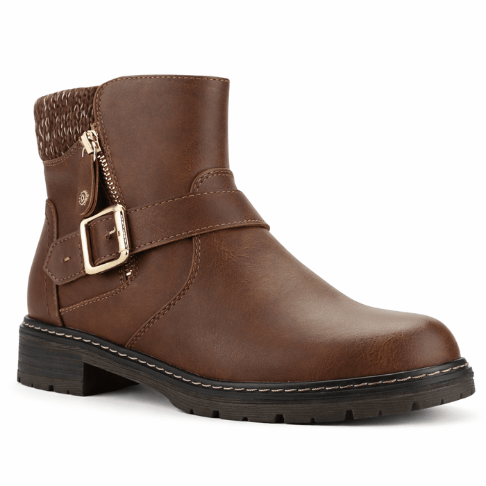 Botin Café Mujer Casual Chalada Andy Botines Taco Chalada