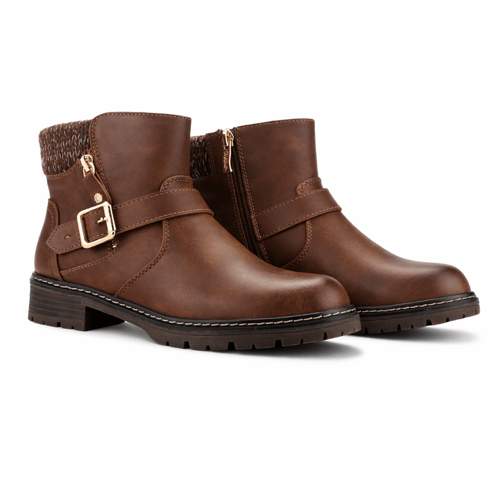 Botin Café Mujer Casual Chalada Andy Botines Taco Chalada