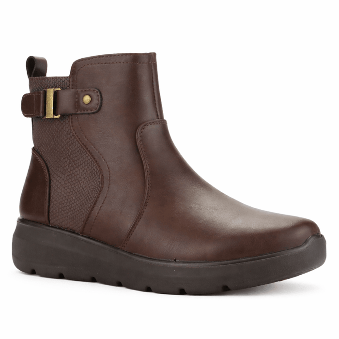 Botin Café Mujer Casual Chalada Astra Botines Taco Chalada