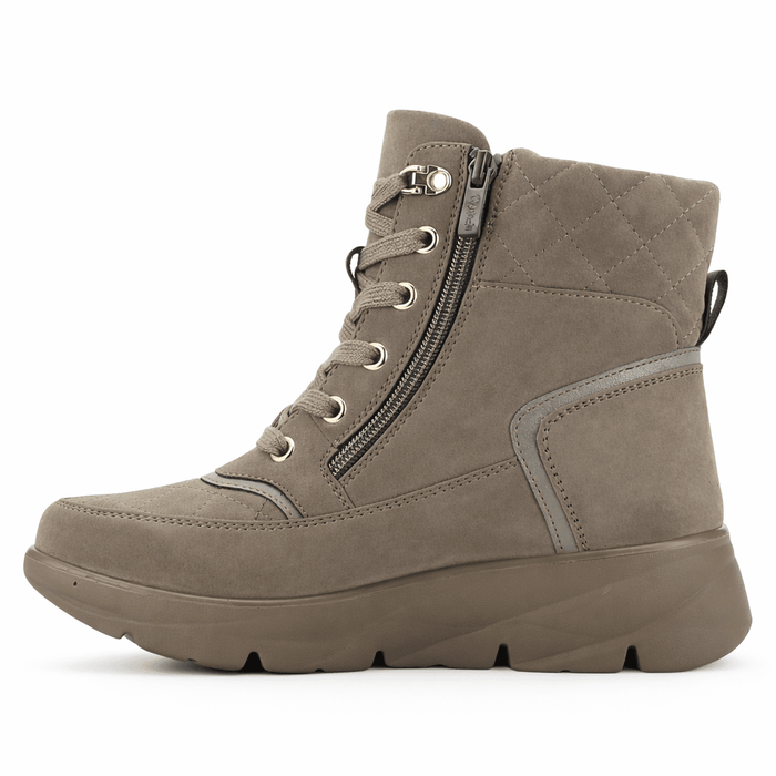 Botin Café Mujer Casual Chalada Gramy Botines Taco Chalada