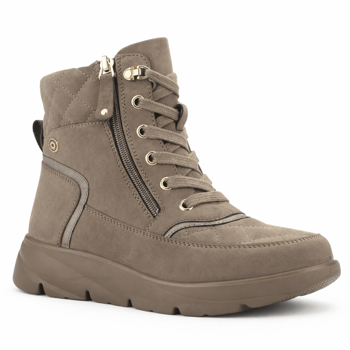 Botin Café Mujer Casual Chalada Gramy Botines Taco Chalada