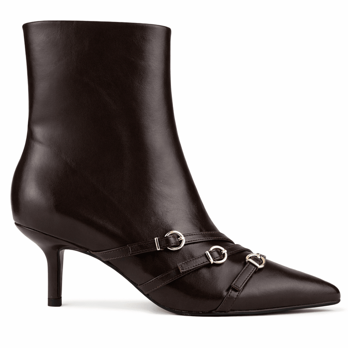Botin Café Mujer Casual Chalada Milan Botines Taco Chalada