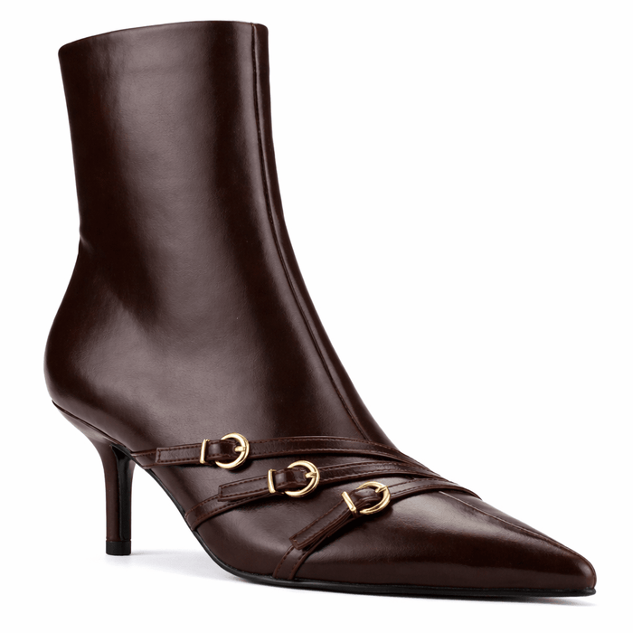 Botin Café Mujer Casual Chalada Milan Botines Taco Chalada
