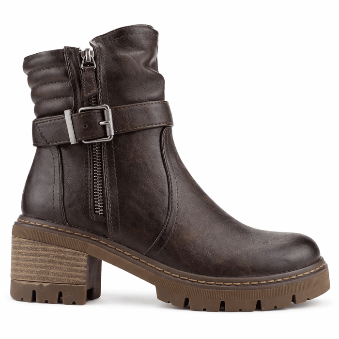 Botin Café Mujer Casual Chalada Ophelia Botines Taco Chalada