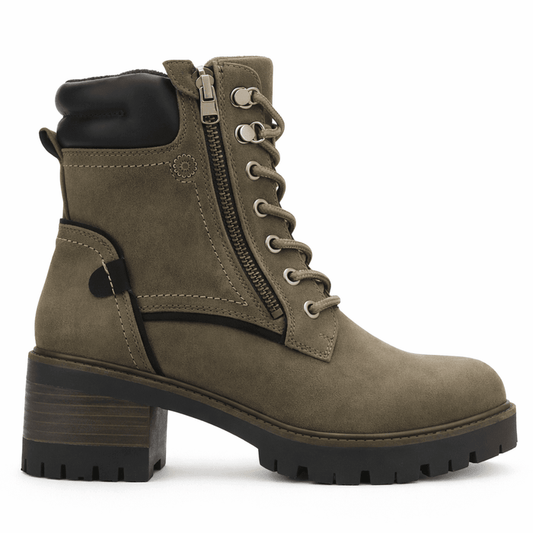 Botin Café Mujer Casual Chalada Sindy Botines Taco Chalada