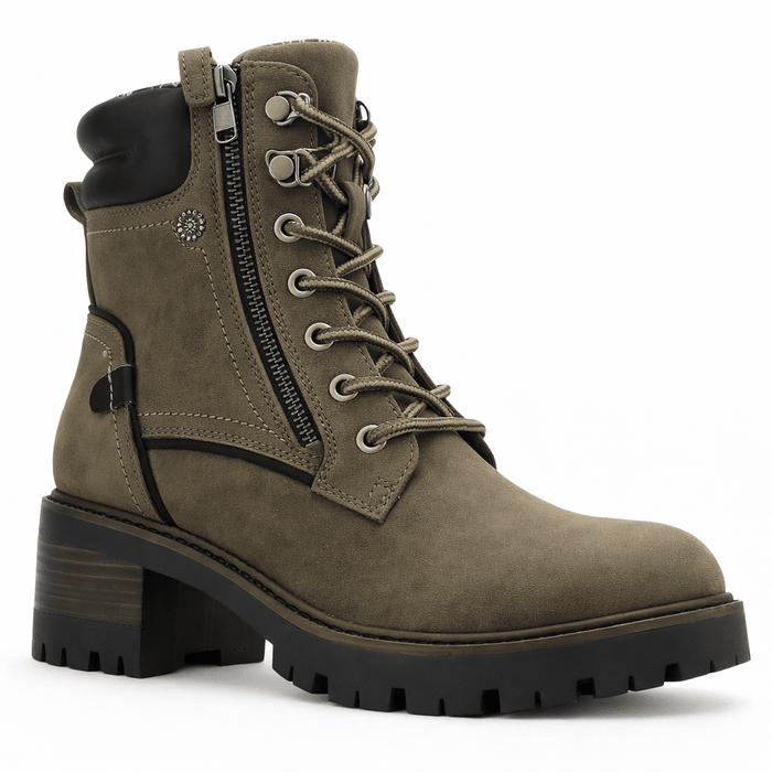 Botin Café Mujer Casual Chalada Sindy Botines Taco Chalada
