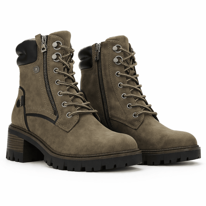 Botin Café Mujer Casual Chalada Sindy Botines Taco Chalada