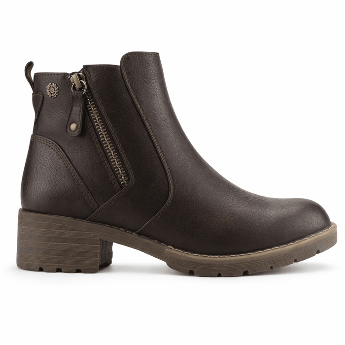 Botin Café Mujer Casual Chalada Torrinew Botines Taco Chalada