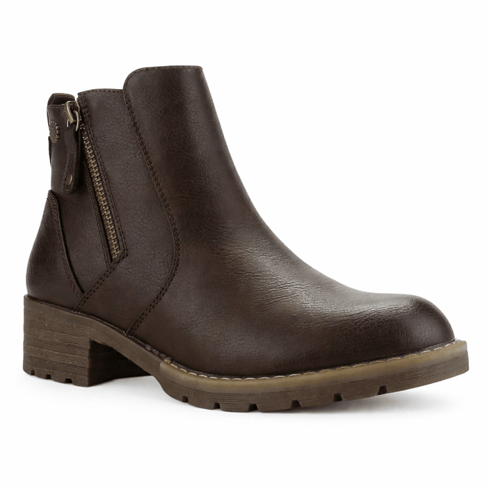 Botin Café Mujer Casual Chalada Torrinew Botines Taco Chalada