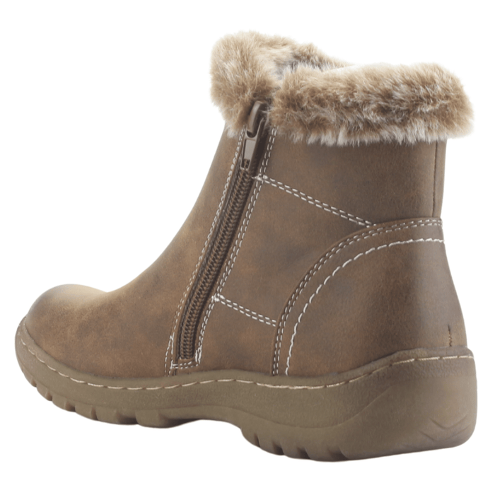 Botin Camel Mujer Casual Chalada Qual Botines Taco Chalada