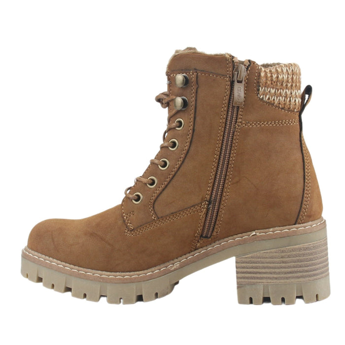 Botin Chalada Mujer Sindy-1 Café Casual Botines Taco Chalada