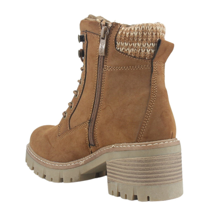 Botin Chalada Mujer Sindy-1 Café Casual Botines Taco Chalada
