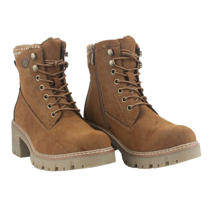 Botin Chalada Mujer Sindy-1 Café Casual Botines Taco Chalada