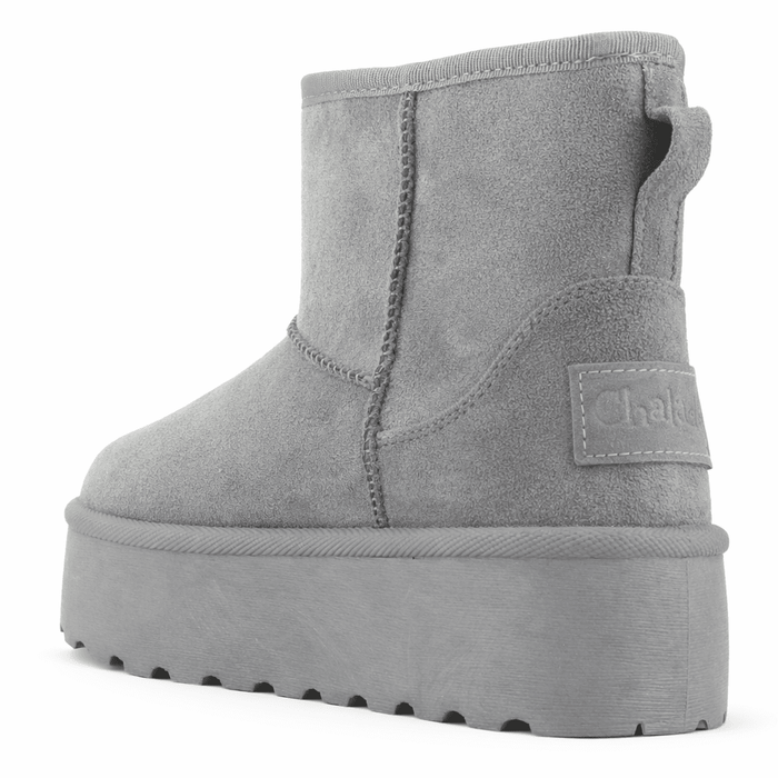 Botin Gris Mujer Casual Chalada Pinguih Botines Taco Chalada