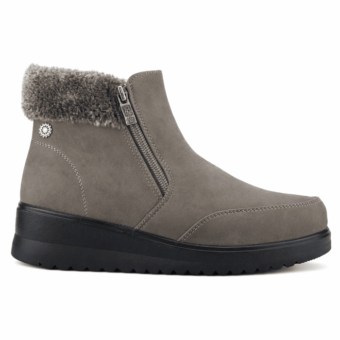 Botin Gris Mujer Casual Chalada Rayo Botines Taco Chalada