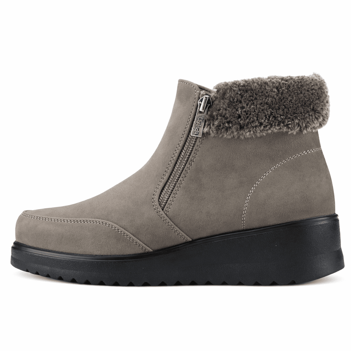 Botin Gris Mujer Casual Chalada Rayo Botines Taco Chalada