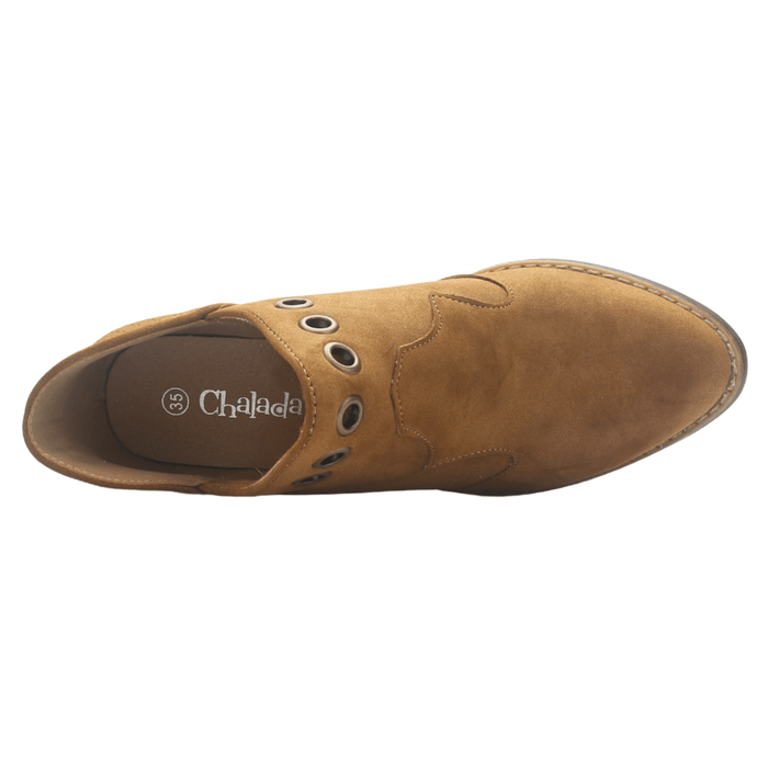Botin Mujer Chalada Camp-15 Tostado Casual Botines Taco Chalada