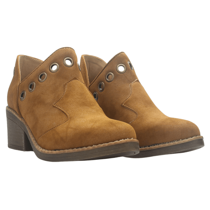 Botin Mujer Chalada Camp-15 Tostado Casual Botines Taco Chalada