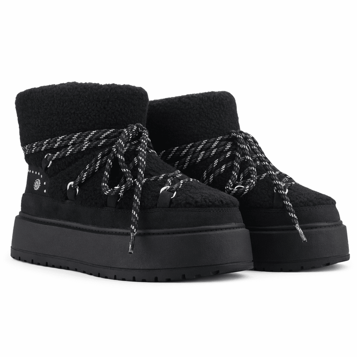Botin Negro Mujer Casual Chalada Ailen Botines Taco Chalada