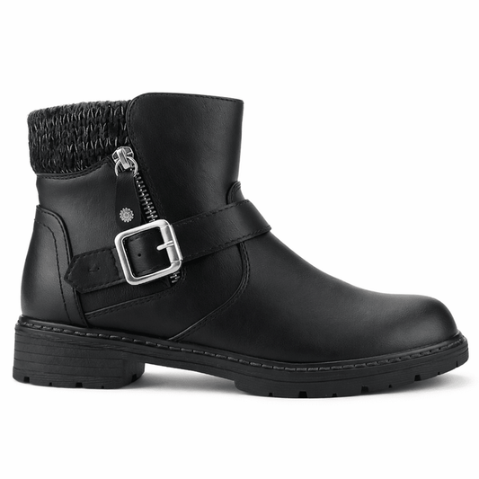 Botin Negro Mujer Casual Chalada Andy Botines Taco Chalada