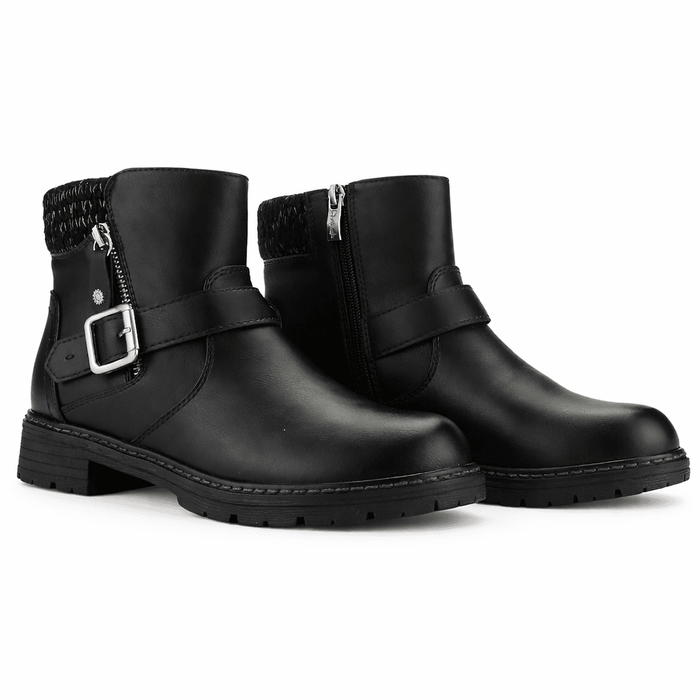 Botin Negro Mujer Casual Chalada Andy Botines Taco Chalada