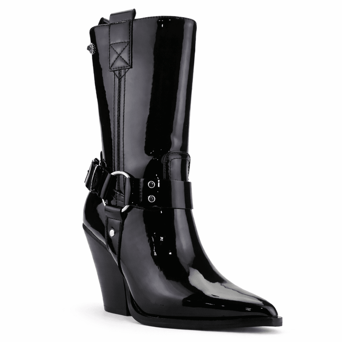 Botin Negro Mujer Casual Chalada Arizona Botines Taco Chalada