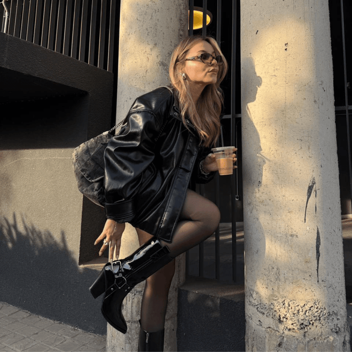 Botin Negro Mujer Casual Chalada Arizona Botines Taco Chalada
