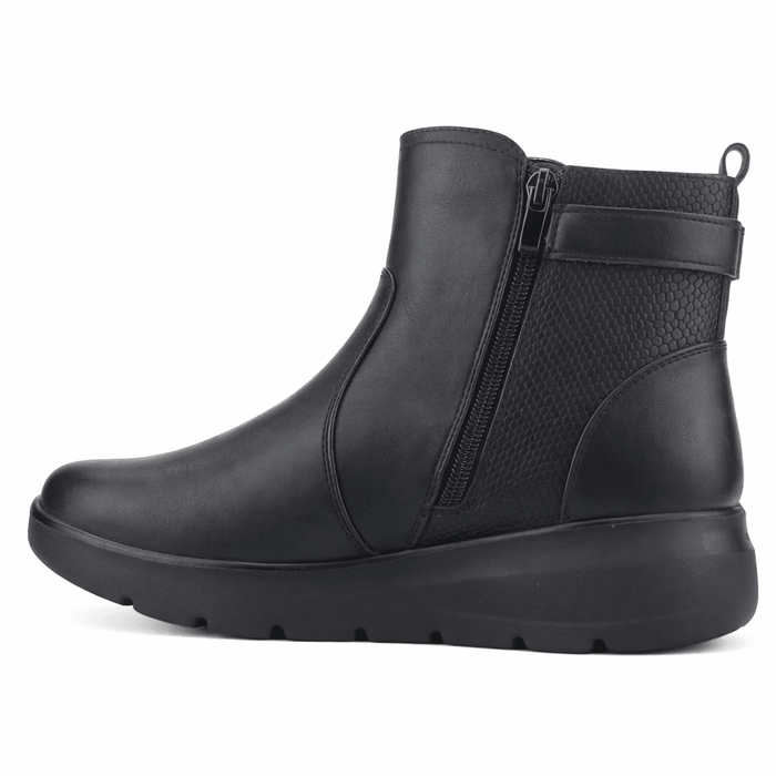 Botin Negro Mujer Casual Chalada Astra Botines Taco Chalada