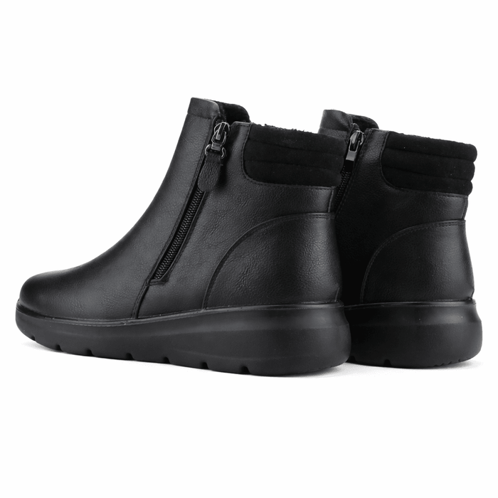 Botin Negro Mujer Casual Chalada Astra Botines Taco Chalada