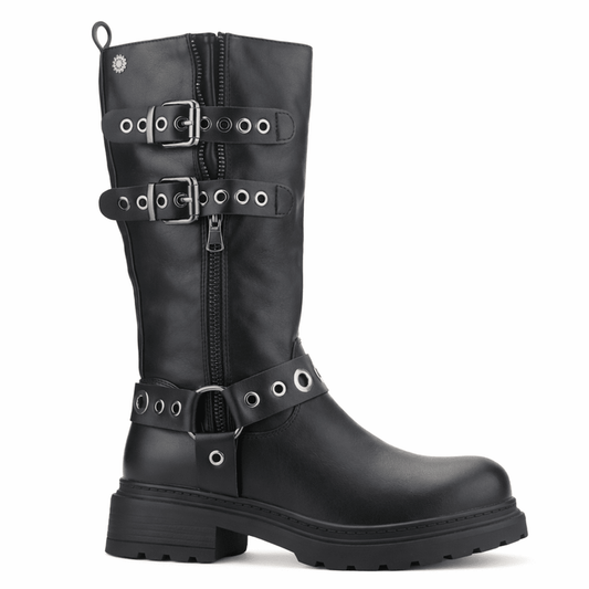 Botin Negro Mujer Casual Chalada Bika Botines Taco Chalada