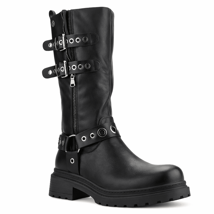 Botin Negro Mujer Casual Chalada Bika Botines Taco Chalada