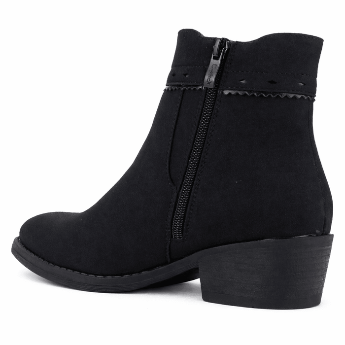 Botin Negro Mujer Casual Chalada Camp Botines Taco Chalada