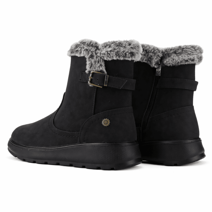 Botin Negro Mujer Casual Chalada Floria Botines Taco Chalada