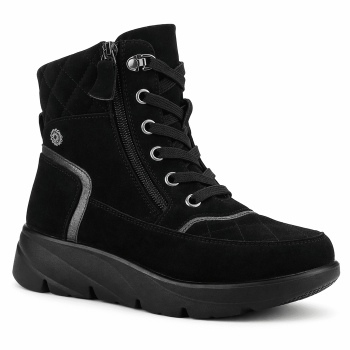 Botin Negro Mujer Casual Chalada Gramy Botines Taco Chalada