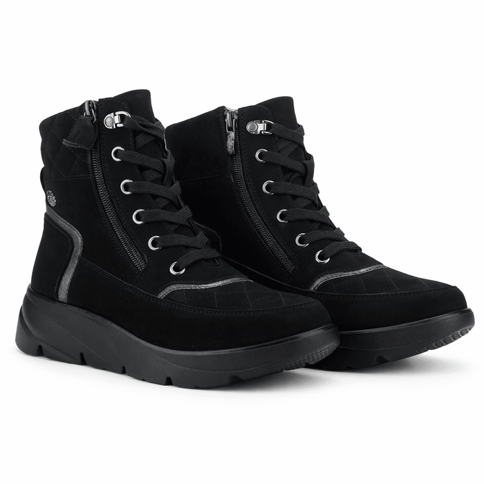 Botin Negro Mujer Casual Chalada Gramy Botines Taco Chalada