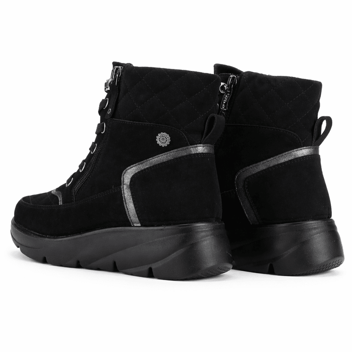 Botin Negro Mujer Casual Chalada Gramy Botines Taco Chalada
