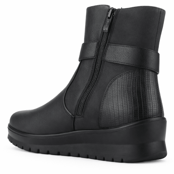 Botin Negro Mujer Casual Chalada Kyrie Botines Taco Chalada