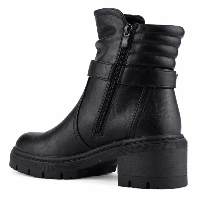 Botin Negro Mujer Casual Chalada Ophelia Botines Taco Chalada
